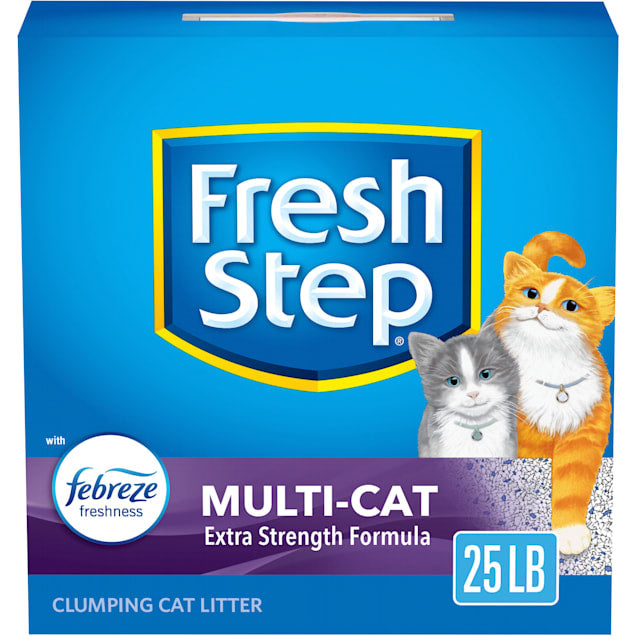 Fresh Step Multi-Cat Extra Strength Scented Clumping Cat Litter with Febreze Freshness