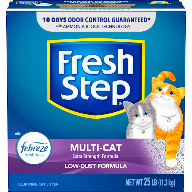 Fresh Step Multi-Cat Extra Strength Scented Clumping Cat Litter with Febreze Freshness