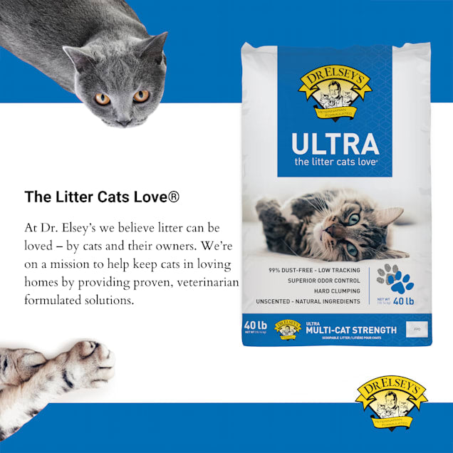 Dr. Elsey's Ultra Clumping Clay Multi-Cat Litter