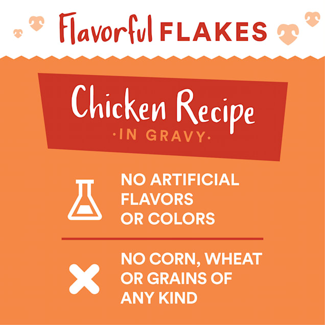 WholeHearted All Life Stages Canned Cat Food - Grain Free Chicken Recipe Flaked in Gravy