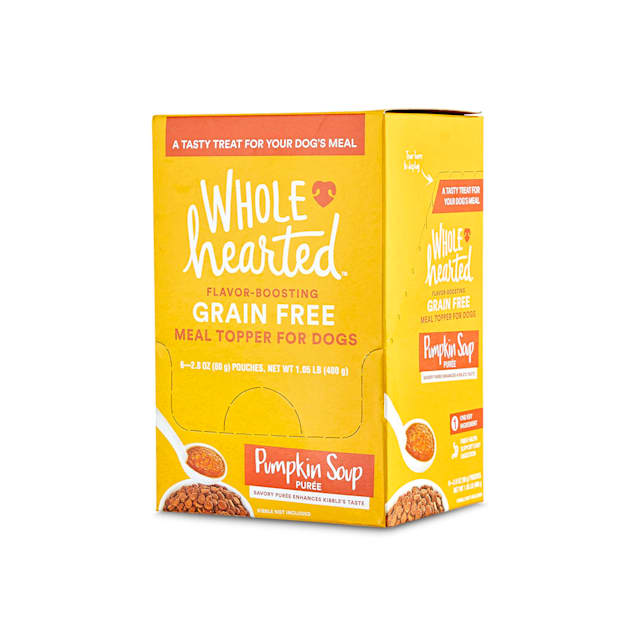 WholeHearted Pumpkin Soup Puree Dog Meal Topper
