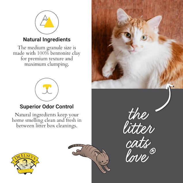 Dr. Elsey's Precious Cat Unscented Ultra+ Cat Litter