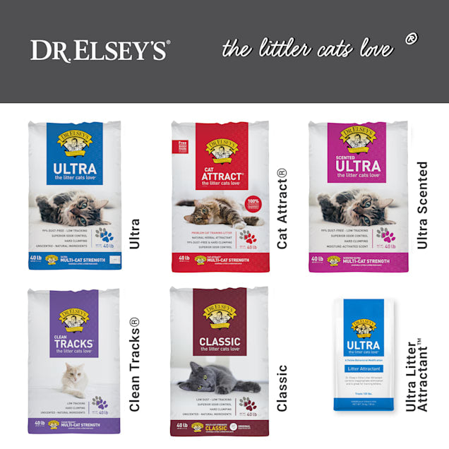 Dr. Elsey's Precious Cat Unscented Ultra+ Cat Litter