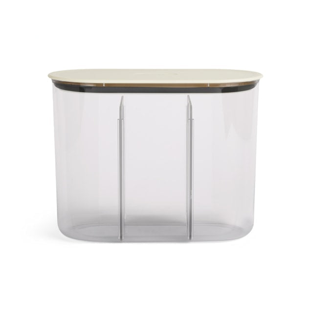 Reddy White Divided Dog Treat Jar