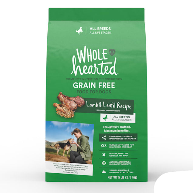 WholeHearted Grain Free All Life Stages Lamb and Lentil Formula Dry Dog Food
