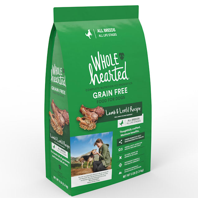 WholeHearted Grain Free All Life Stages Lamb and Lentil Formula Dry Dog Food